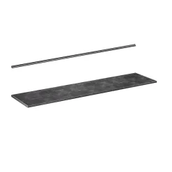 Vicco Plan de travail cuisine Anthracite 240cm