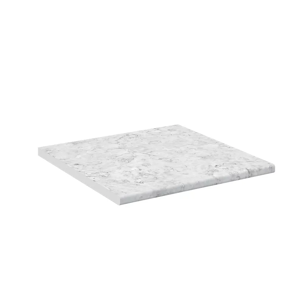 Vicco Plan de travail cuisine blanc/marbre 60cm