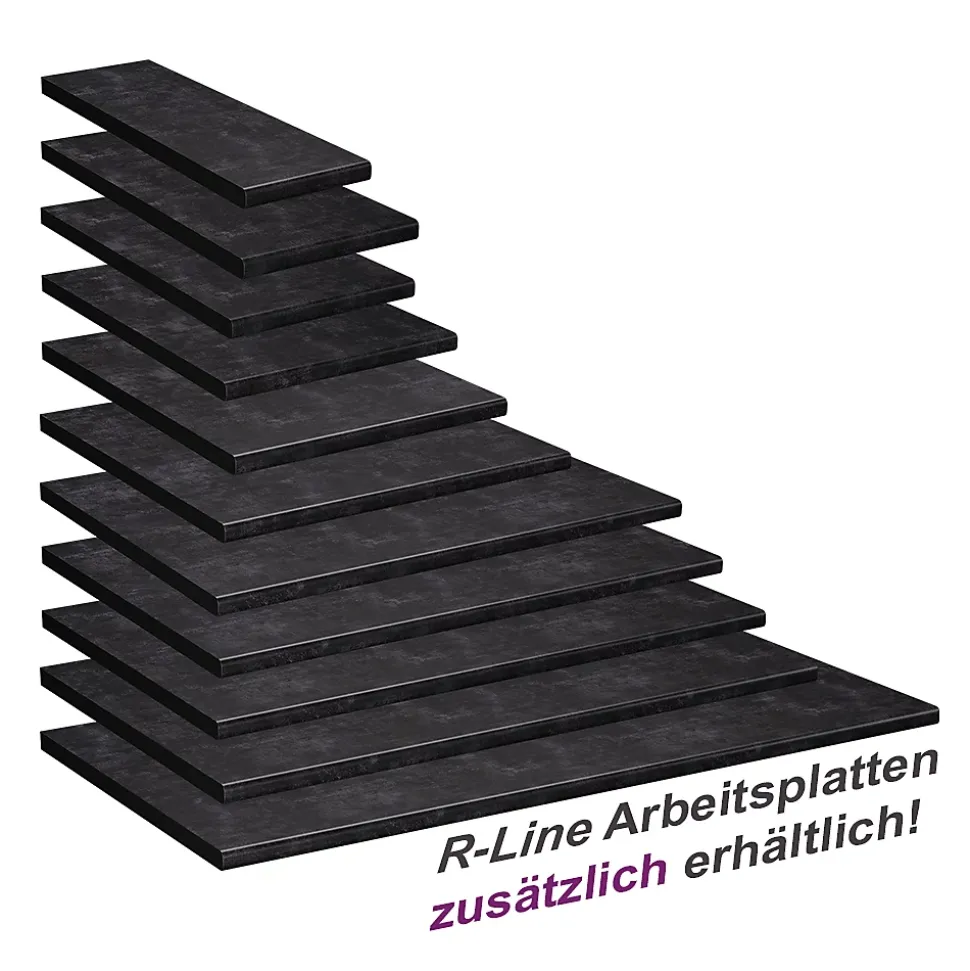 Vicco Plan de travail cuisine Anthracite 40cm