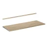 Vicco Plan de travail cuisine Chêne de force doré 160cm