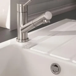 Vidage automatique 1 bac CUIPD254 pour évier Villeroy & Boch ARCHITECTURA - Siphon gain de place