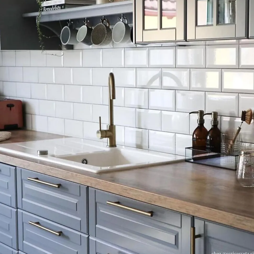 Vidage automatique 1 bac CUIPD254 pour évier Villeroy & Boch ARCHITECTURA - Siphon gain de place