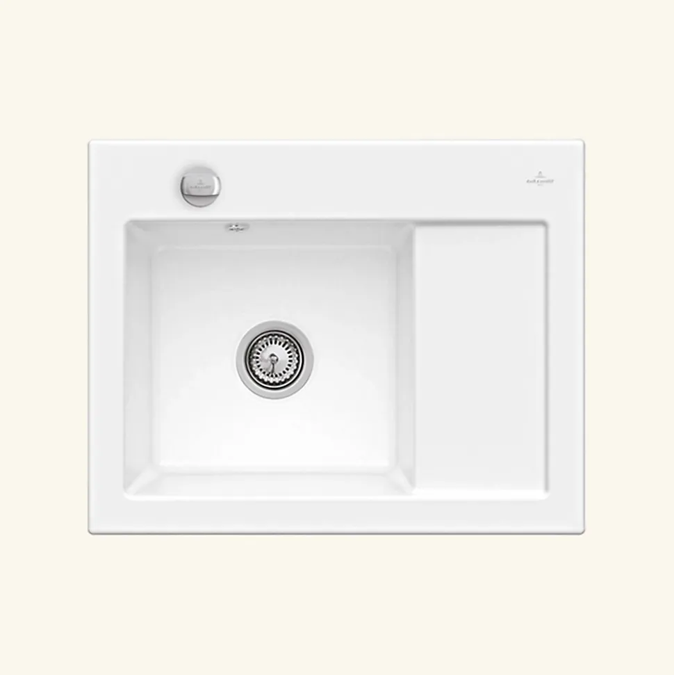 Vidage automatique 1 bac CUIPD269 / CUIPD017 pour évier V&B SUBWAY PURE - Siphon gain de place