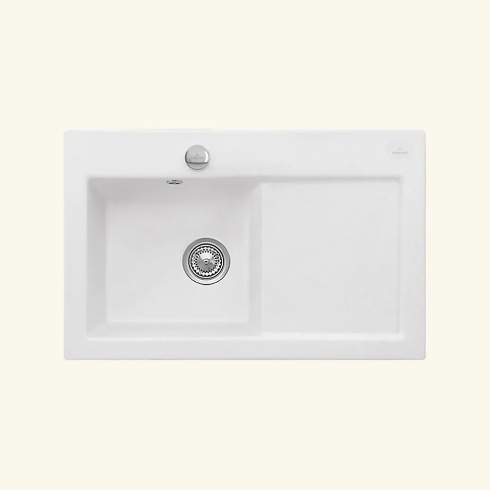 Vidage automatique 1 bac CUIPD269 / CUIPD017 pour évier V&B SUBWAY PURE - Siphon gain de place