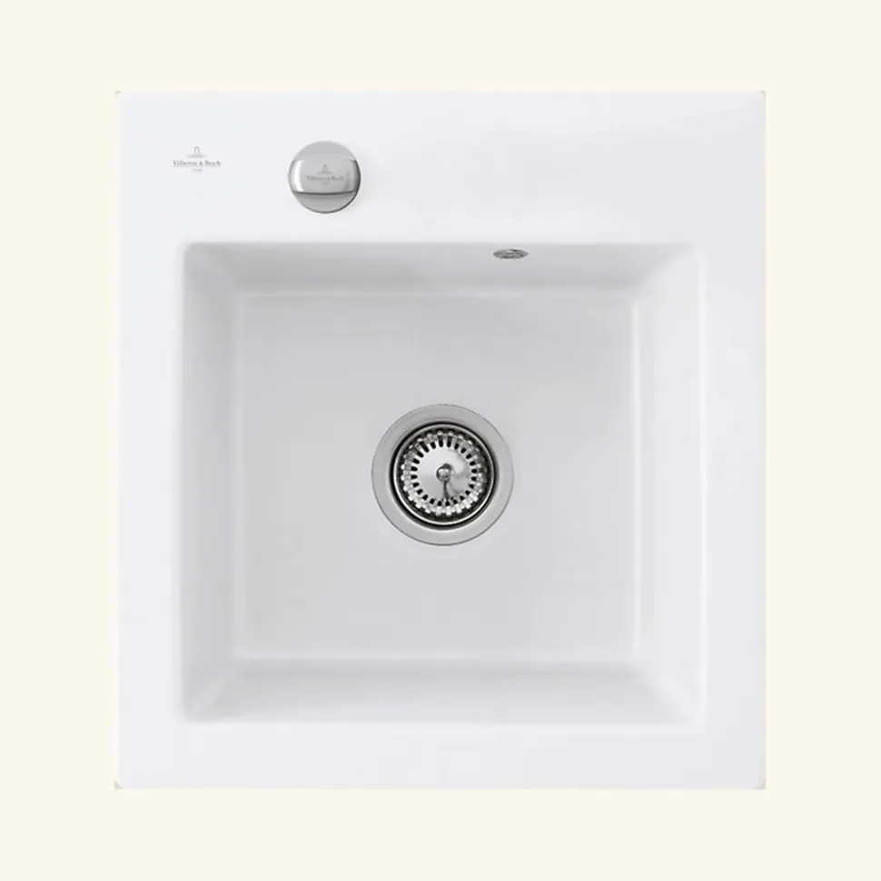 Vidage automatique 1 bac CUIPD269 / CUIPD017 pour évier V&B SUBWAY PURE - Siphon gain de place