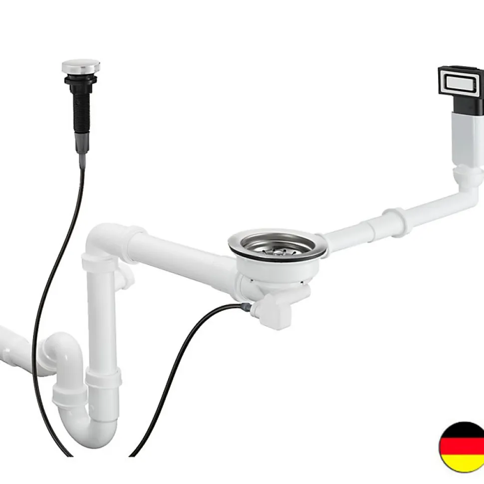 Vidage automatique pour évier 1 bac HANSGROHE D14-11 inox