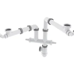 Vidage d'évier universel - 2 bacs - Valentin