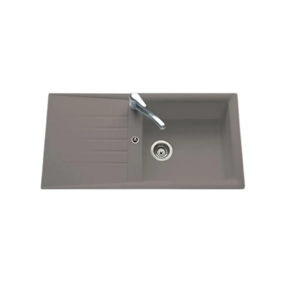 Vidage manuel 1 bac CUIPD366 pour évier Emeraude - Siphon gain de place