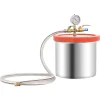 VIDAXL - Chambre a vide inox - 7 4 litres - couvercle transparent