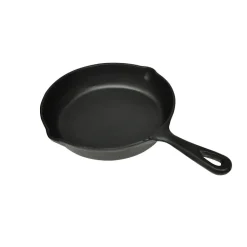 VidaXL - Lot 3 poeles fonte - 17 21 27 cm - induction BBQ