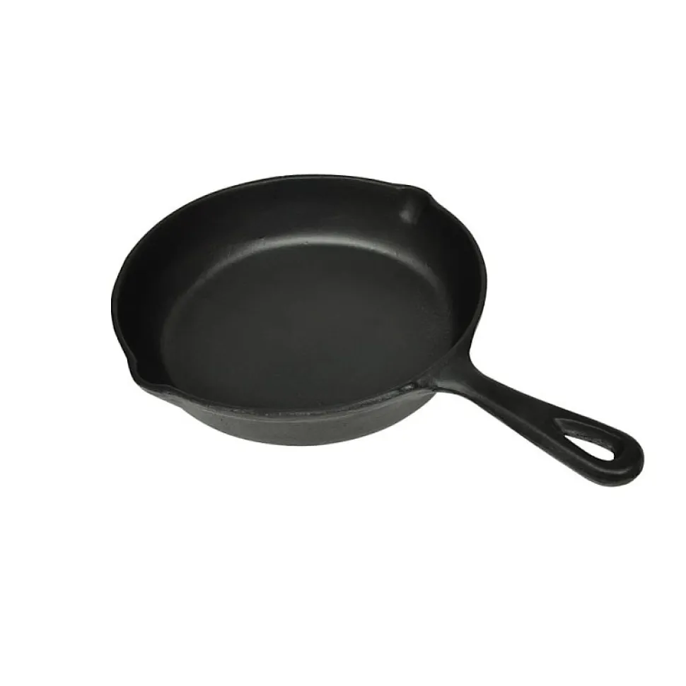 VidaXL - Lot 3 poeles fonte - 17 21 27 cm - induction BBQ