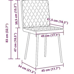 vidaXL Chaises à manger lot de 6 noir similicuir, chaise, chaise de salon, chaise d'appoint, chaise de cuisine, siège à 3315488