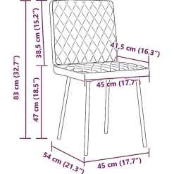 vidaXL Chaises à manger lot de 4 blanc similicuir, chaise, chaise de salon, chaise d'appoint, chaise de cuisine, siège à 3315219
