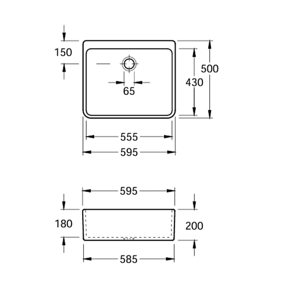 Évier 1 bac VILLEROY ET BOCH O.Novo