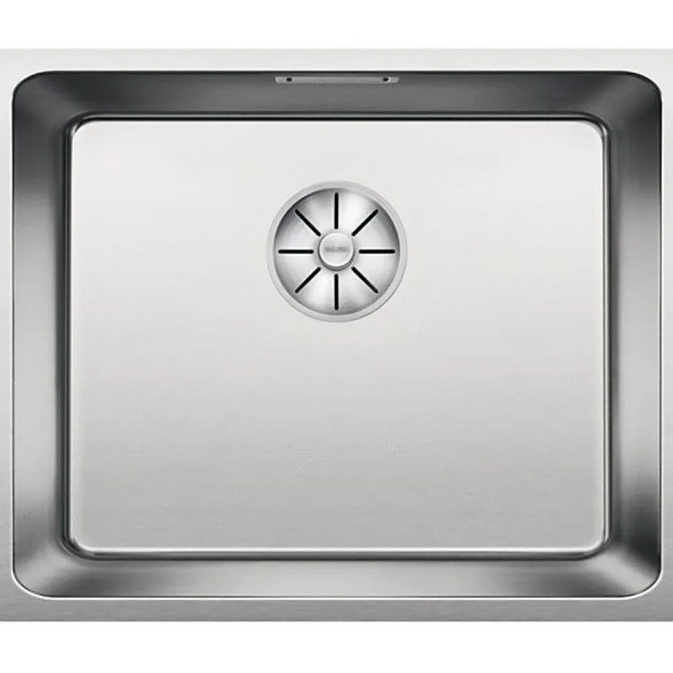 Évier - Blanco - Andano 500 U - Acier inoxydable brillant - Grand volume - Facile d'entretien