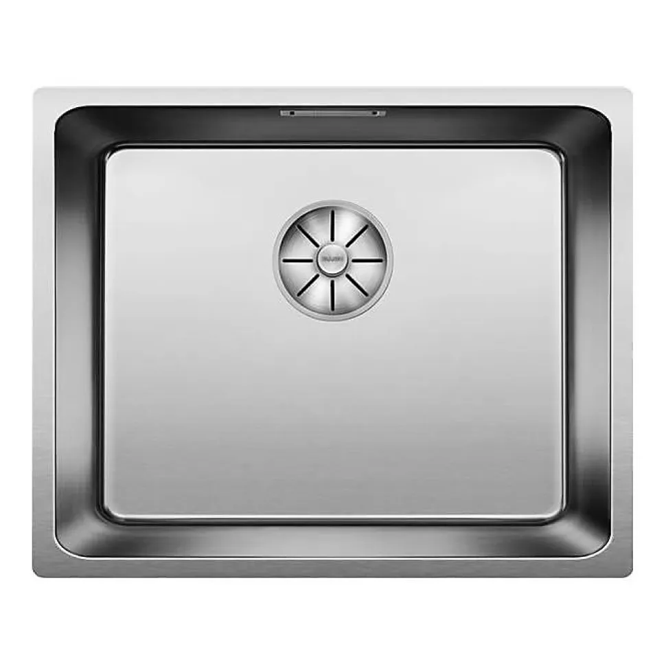 Évier - Blanco - Andano 500 U - Acier inoxydable brillant - Grand volume - Facile d'entretien
