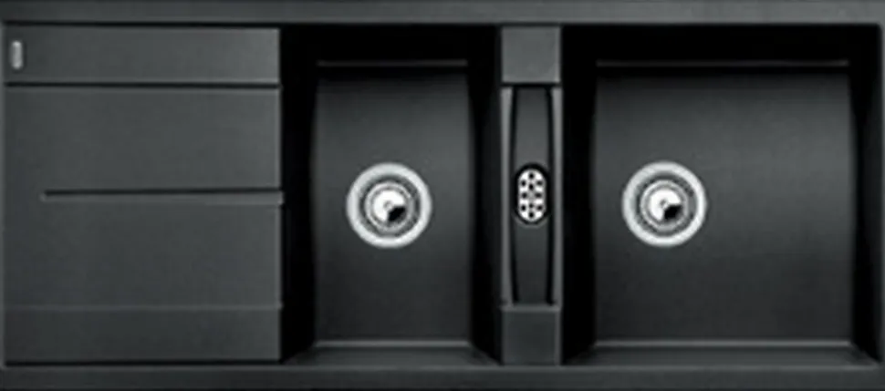 Évier composite de granit METRA 8 S - Coloris : Blanc