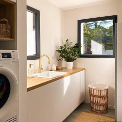 Évier céramique blanc FELIX 1 bac 600x510 mm