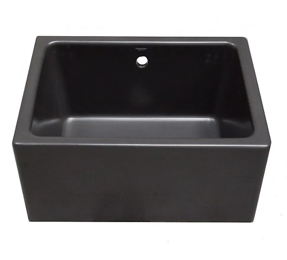 Évier de cuisine timbre d'office Belfast anthracite 1 bac