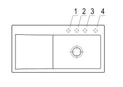 Évier en céramique 1 cuve à droite à encastrer Villeroy & Boch Subway Style blanc mat