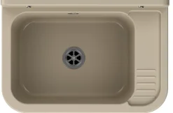 Évier en Granitan Paron pour Garage ou Buanderie Beige