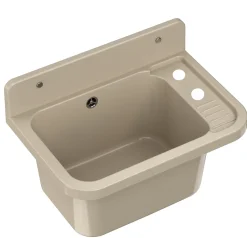 Évier en Granitan Paron pour Garage ou Buanderie Beige