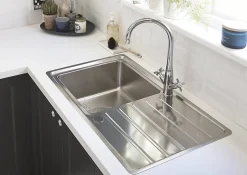 Évier en inox 1 bac à encastrer Apollonia