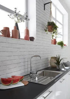 Évier en inox 1 bac à encastrer Apollonia