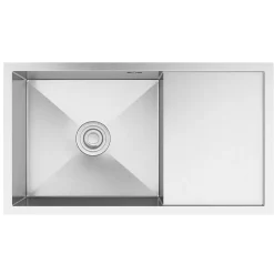 Évier Encastrable Granit Bari78L avec Siphon - 1 Set