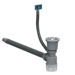 Évier Encastrable Granit Bari78L avec Siphon - 1 Set