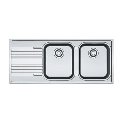 Évier Franke Smart SRX 621 inox 116x50 cm double cuve