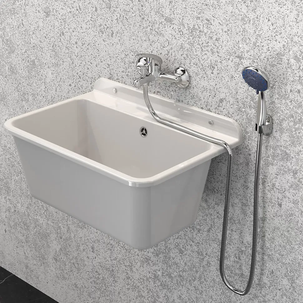 Évier Grand Granitan pour Garage avec Robinet