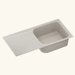 Évier granit beige everest Schock VIOLA 1 grand bac 1 égouttoir