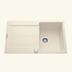 Évier granit beige Luisina TAM TAM 1 bac 1 égouttoir