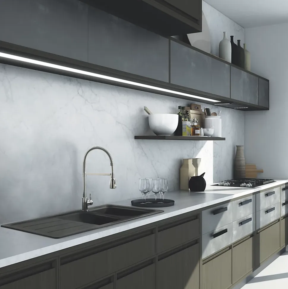 Évier granit noir Schock FORMHAUS 2 bacs 1 égouttoir