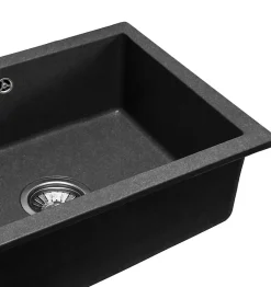 Évier Granit Rea Nels Black 56X46,5X20Cm