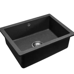 Évier Granit Rea Nels Black 56X46,5X20Cm