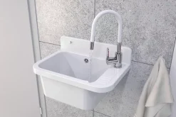 Évier Granitan Paron pour Garage, Buanderie, Chaufferie avec Siphon - 1 Pièce