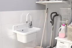 Évier Granitan Paron pour Garage, Buanderie, Chaufferie avec Siphon - 1 Pièce