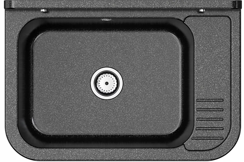 Évier Granitan Paron pour Buanderie, Chaufferie, Garage avec Siphon - 1 set