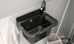 Évier Granitan Paron pour Buanderie, Chaufferie, Garage avec Siphon - 1 set