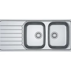ÉVIER INOX À ENCASTRER 2 CUVE SPARK - SKL 621