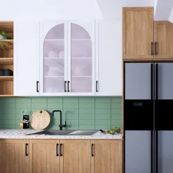 Évier inox lisse RIKAS 1 bac 1 égouttoir