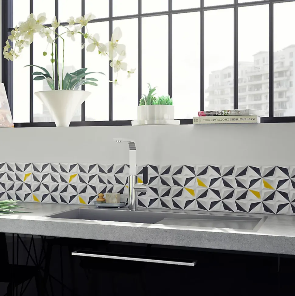 Évier inox lisse RIKAS 1 bac 1 égouttoir