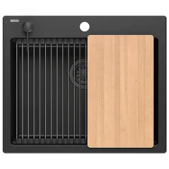 Évier Rea Kurt 110 Black 50X59,5X21,5Cm