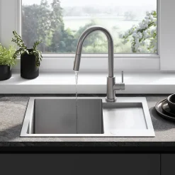 Évier Rea Paul Brush Nickel 60x48x18,5cm