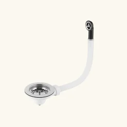 Évier rond céramique blanc Sanindusa VALET 1 bac 44.5 cm