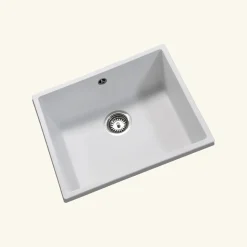 Évier résine blanc ZAK 1 bac 540x440