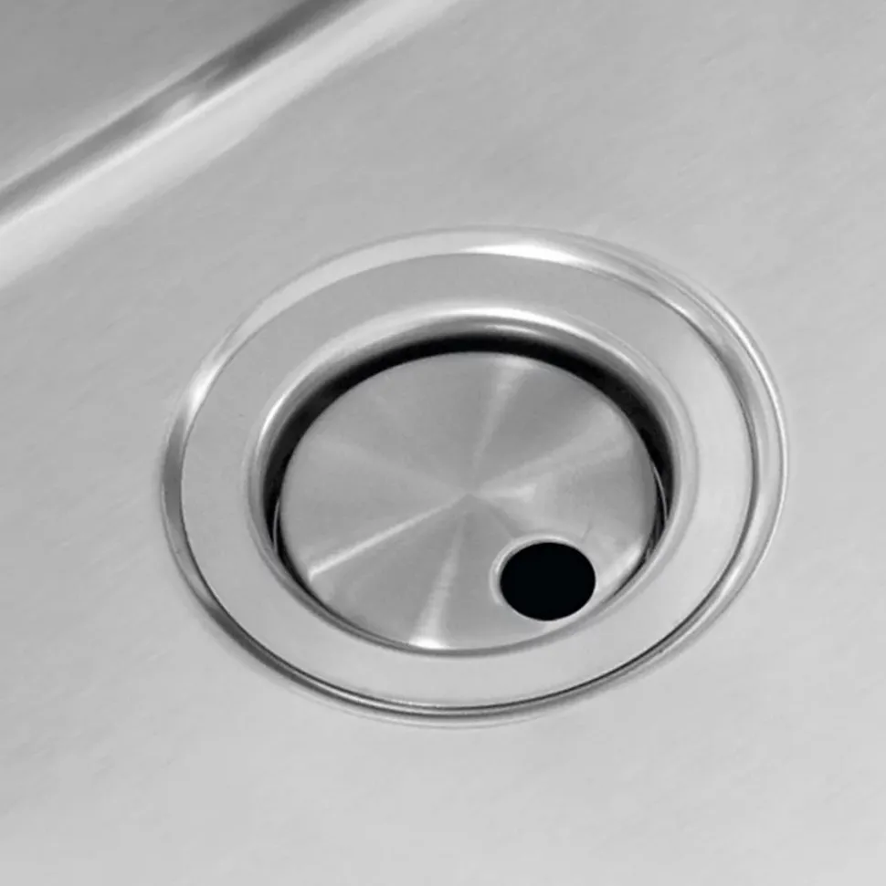 Évier sous-plan 1 Cuve 50x40x20cm R25mm - Acier inox 18/10 - ZNTop FRÉCAN