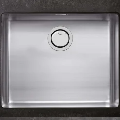 Évier sous-plan 1 Cuve 40x40x20cm R25mm - Acier inox 18/10 - ZN Top FRÉCAN